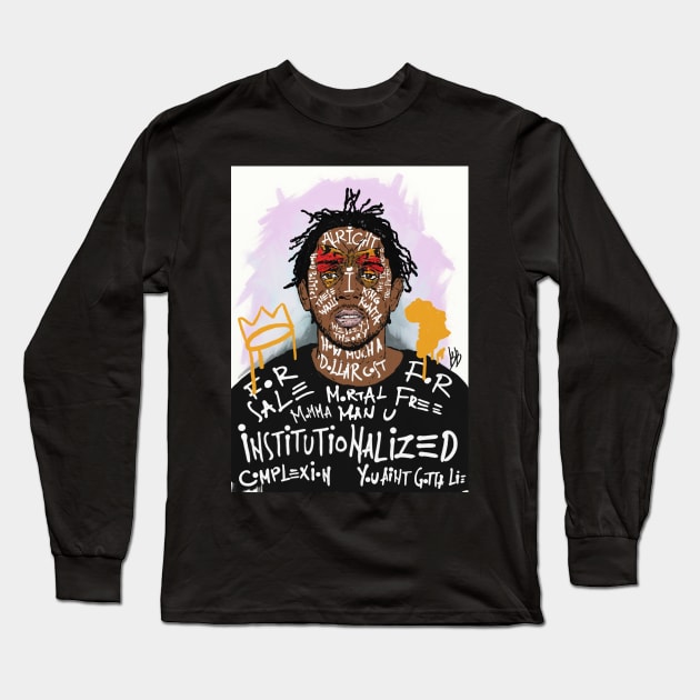 Kendrick Lamar Long Sleeve T-Shirt by BokkaBoom